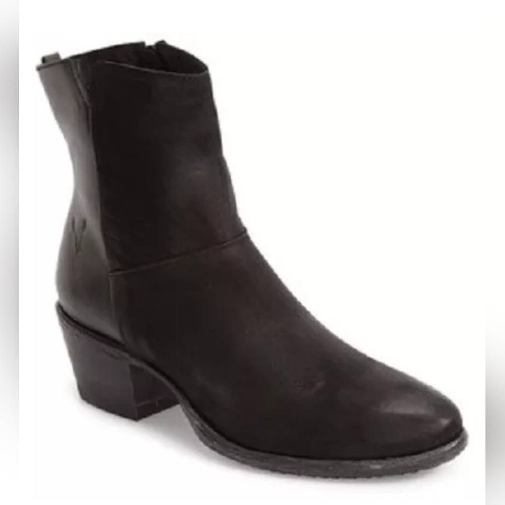 RUDSAK* brand new ladies 38 leather side zip western boho style ankle boots